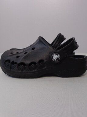 Crocs Kids Baya Clog Sandals Black Size C9